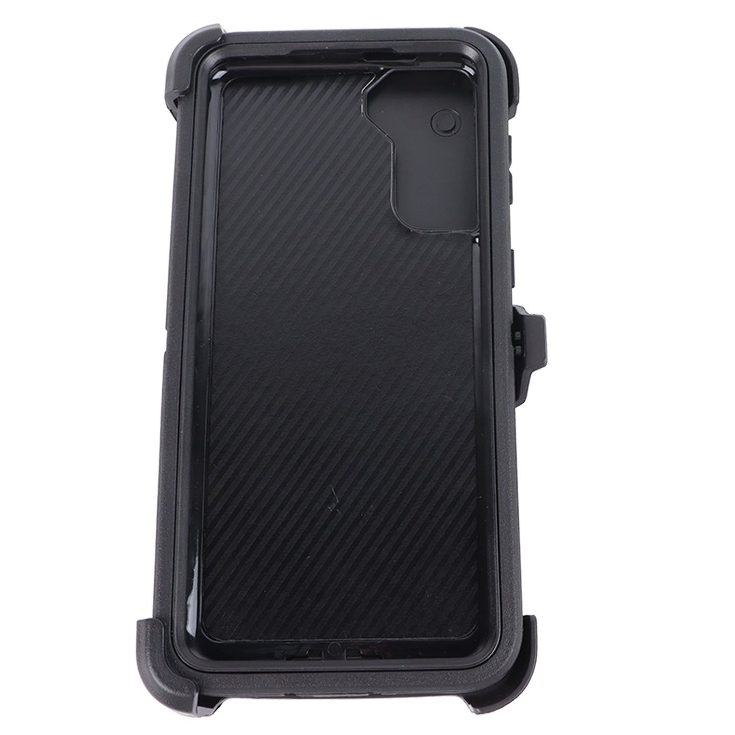 Phone Case for Galaxy S21 UltraRugged with Port Protection Includes Protective Case Clip Kickstand Black