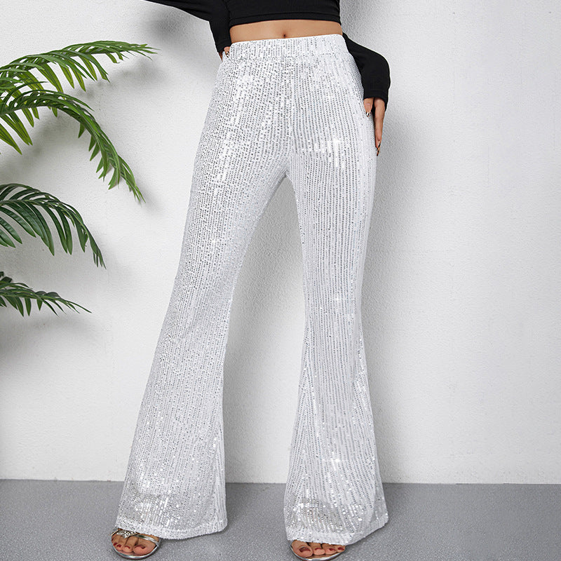 New Sequin Fashion Bootcut Pants