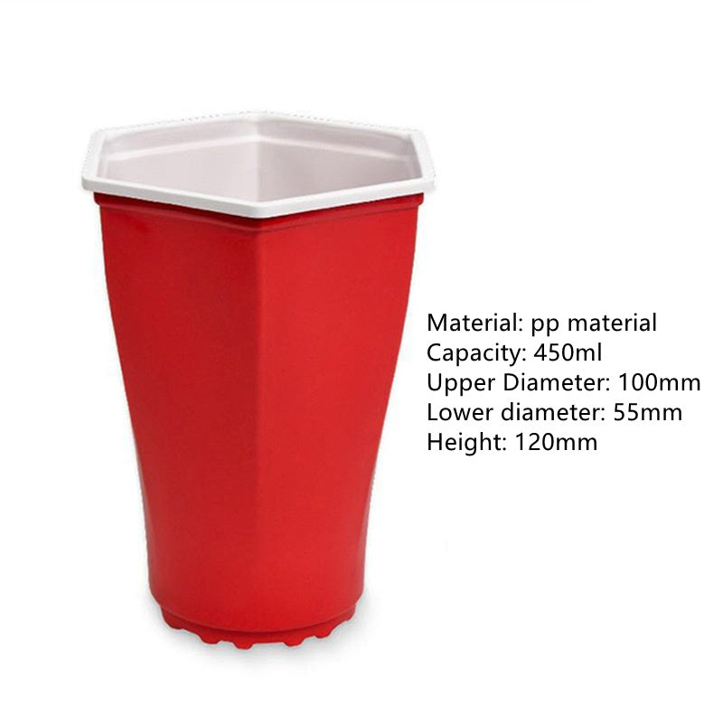 450ml Red Beer Pong Party Plastic Cups