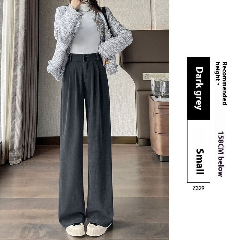 Women's Casual Solid Color Loose Japanese Style Wide Leg Pants