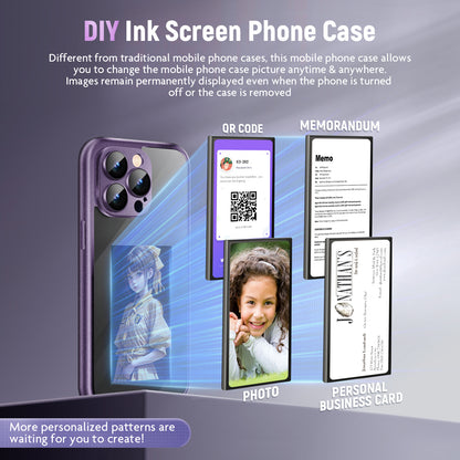 IPhone15 PRO PROMAX NFC Ink Screen Flip Phone Case Smart Creative DIY Custom All-Inclusive Case