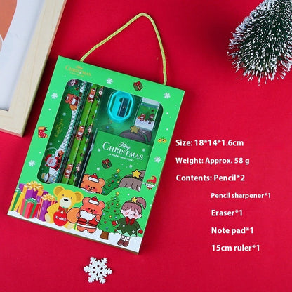 Suit Stationery Portable 6-Piece Gift Box Children Christmas