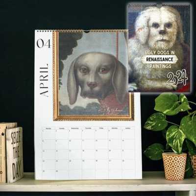 Ugly Dog Calendar In Renaissance Paintings For Home Decoration