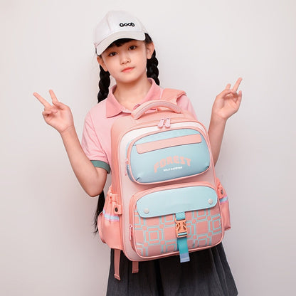 Burden-reducing Primary School Student Waterproof Schoolbag