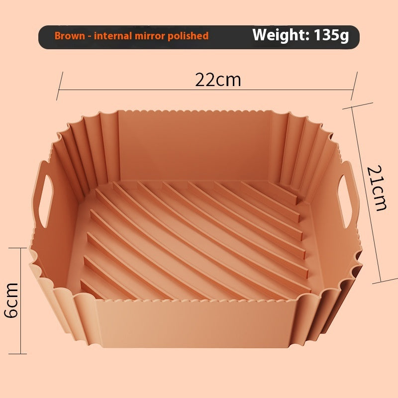 Food Grade Air Fryer Silicone Baking Tray