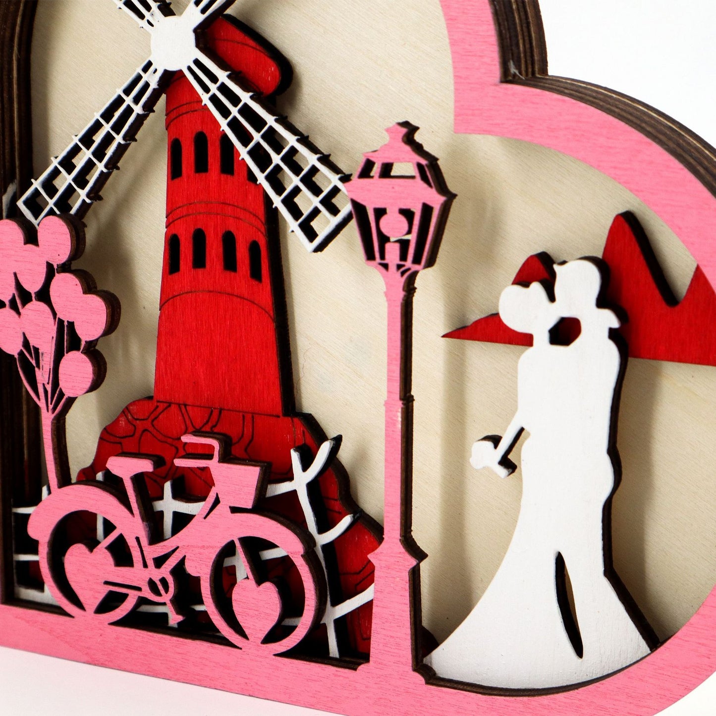 Valentine's Day Ferris Wheel Shape Decoration