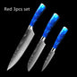 8-inch Chef Knife with Blue Resin Handle