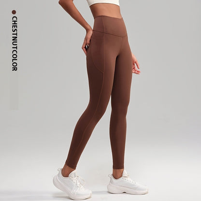 Mittlere Tenacity Sports High Waist Nude Feel Yogahose Damen