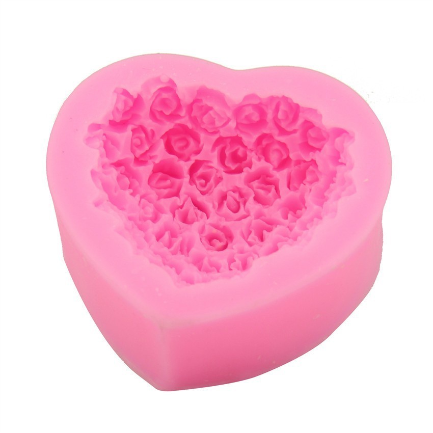 Valentinstag Geschenk Valentinstag Liebe Rose Silikonform Home Supplies