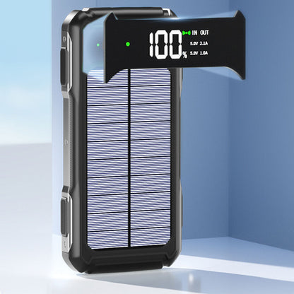 Solar Power Bank 20000mAh 4 USB Backup External Battery Charger For Cell Phone