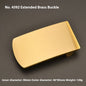 Pure Brass Belt Buckle Outer Wear Smooth Buckle Plate Pant Belt Buckle Accessories Female Belt Buckle Brass Belt Buckle