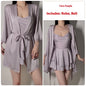 Underwear Pure Lace Slip Nightdress Outerwear Gown Homewear Suit