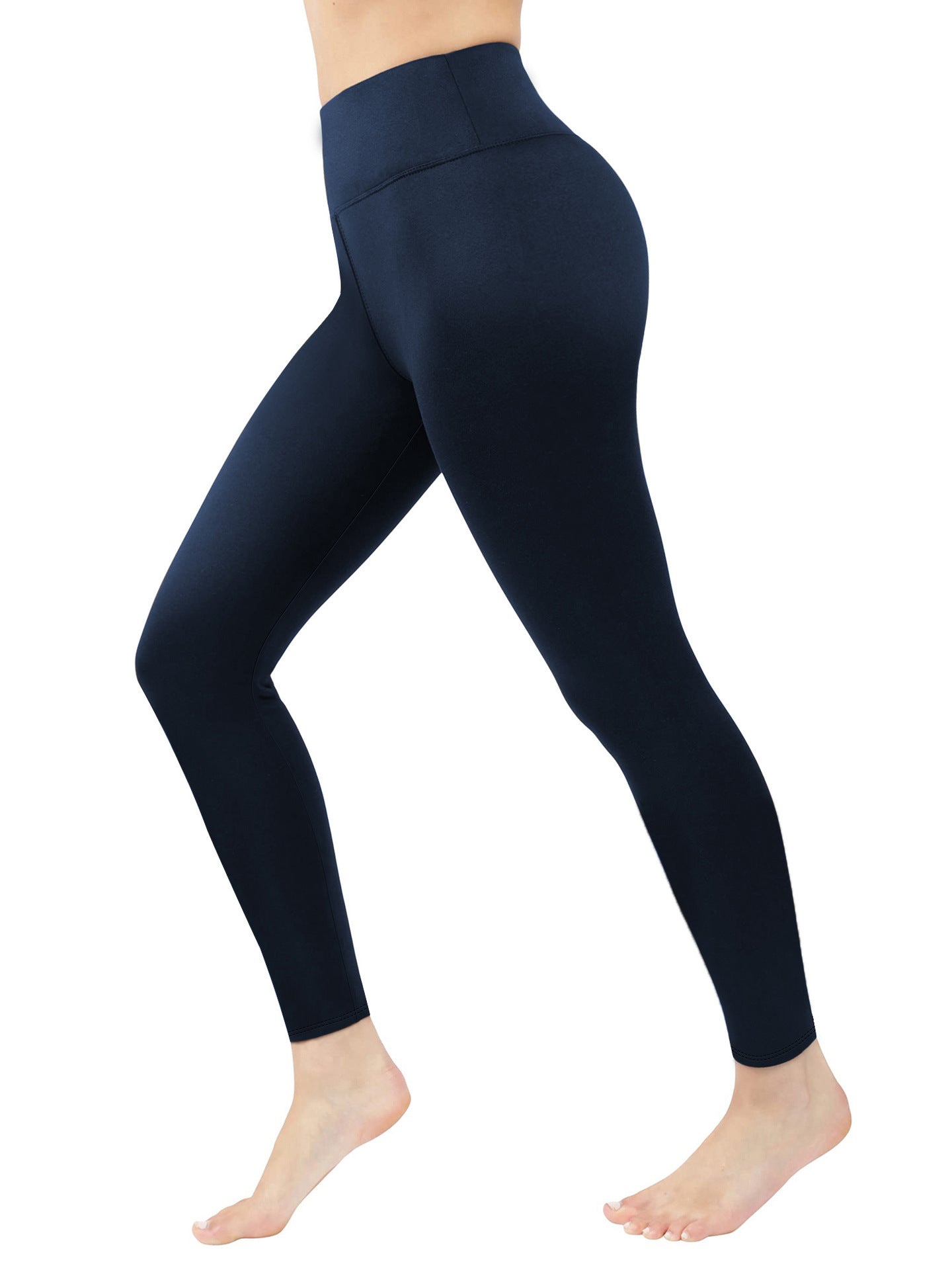 Fleece Lined Padded Warm Keeping Women's High Waist Tight Leggings