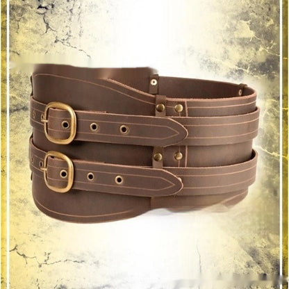 Wish Halloween Crăciun Medieval Knight Belt Retro Wide Belt Fashion Belt Recuzită Accesorii