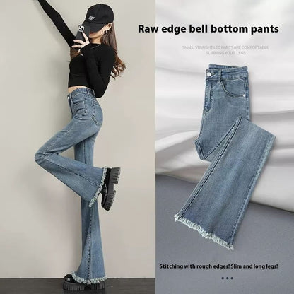 Women's Straight Small Horseshoe Bootcut Pants