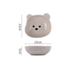 Home Cartoon Cute Bear-shaped Dinner Plate