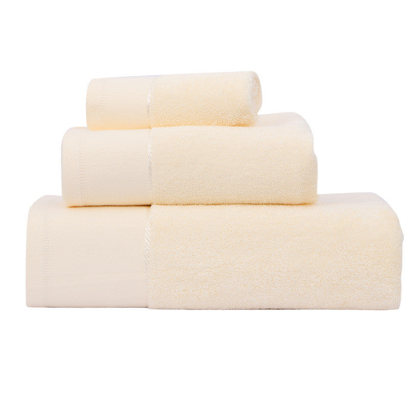 Cotton Towel Bath Towel Three Piece Water Absorbing Gift Towel Bath Towel Set