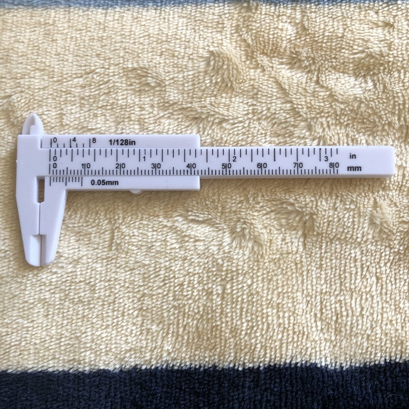 Ruler Double Scale Plastic Measuring Button Accessories Measuring Length