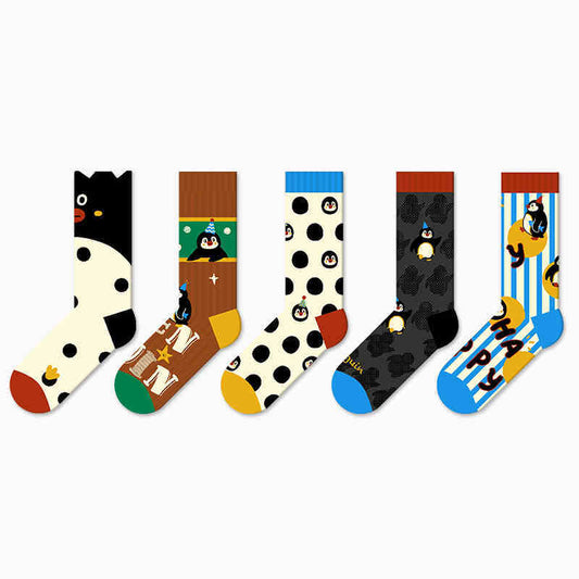 Cartoon Design Sense Spring And Autumn Stocking Cotton