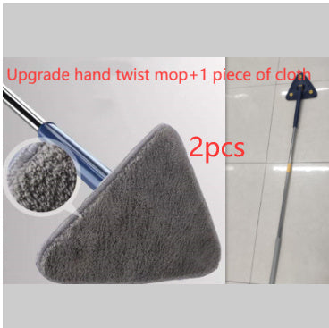 Extendable Triangle Mop 360 Rotatable Adjustable 110 Cm Cleaning Mop For Tub Tile Floor Wall Cleaning Mop Deep Cleaning Mop