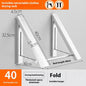 Punch-free Space Aluminum Foldable Invisible Folding Retractable Wall Hanger for Waterproof Hanging Underwear Coat Hanger