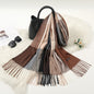 Autumn And Winter New Contrast Color Warm Cashmere-like Fashion Scarf