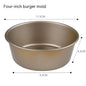 Non-stick Round Cheese Fromage Small Cake Baking Tool Hamburger Mold