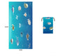 Printed Swim Microfiber Beach Towel