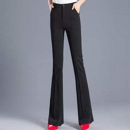 Bell-bottom Pants Women's High Waist Drooping Wide-leg Trousers