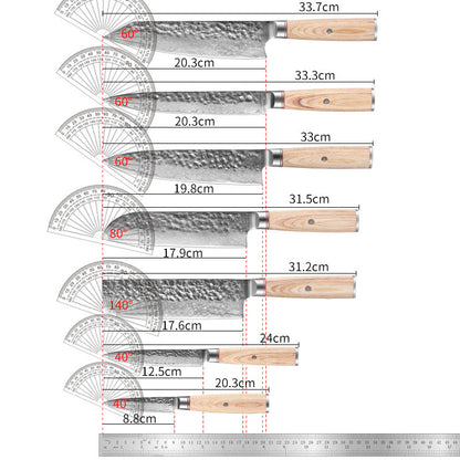 Damascus Steel Hand Kitchen Knife