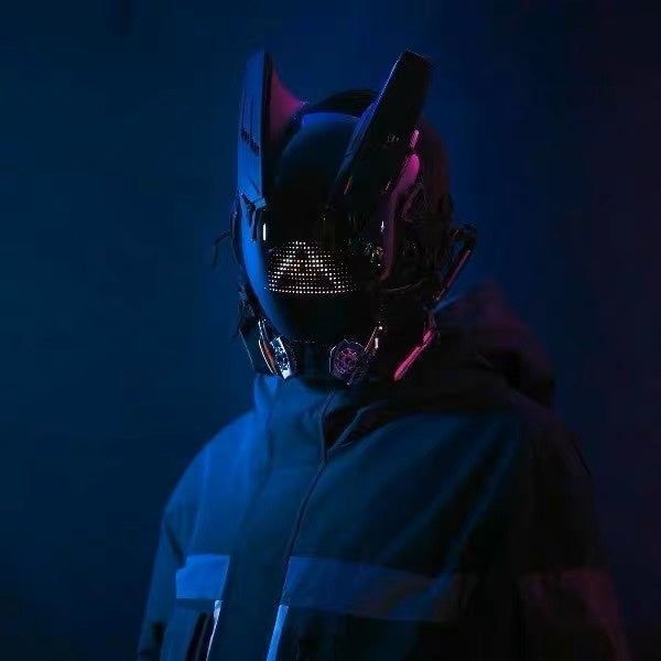 Luminous Helmet Mask Technology Sense