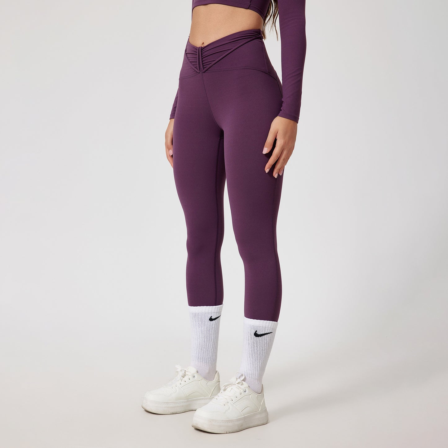 Nahtlose Yogahose mit hoher Taille und formender Leggings