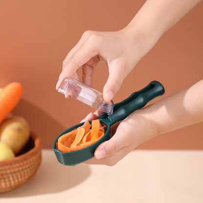 Peeling Knife With Storage Lid Fruit And Potato Peeler Kitchen Gadgets