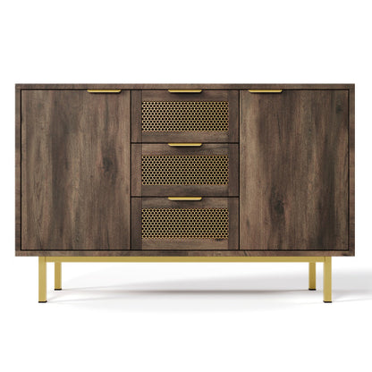 Metal And Wood Sideboard