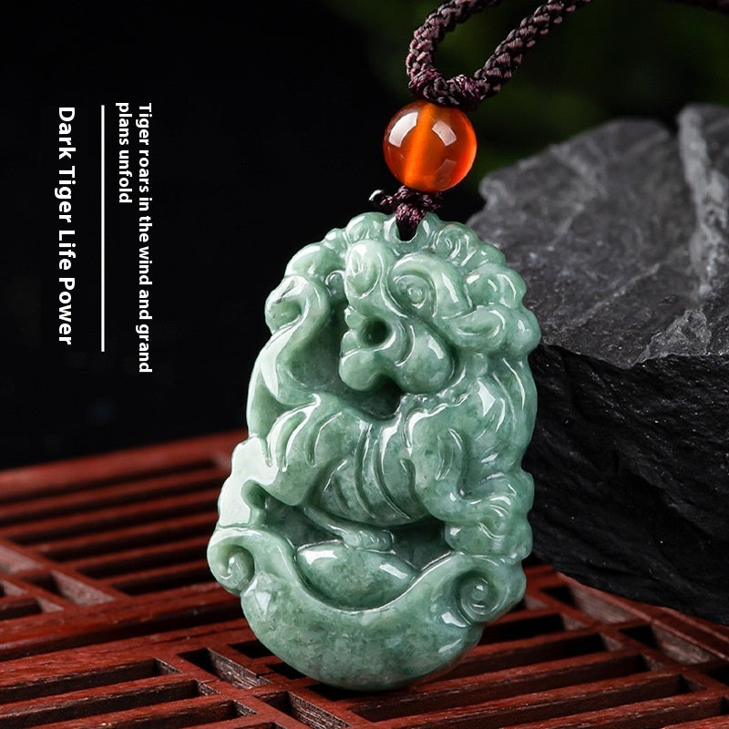 Natural A Cargo Jade Zodiac Rat Ox Tiger Rabbit Dragon Snake Horse And Sheep Monkey Chicken Dog Pig Jade Pendant Ornaments Wholesale