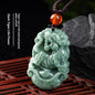 Natural A Cargo Jade Zodiac Rat Ox Tiger Rabbit Dragon Snake Horse And Sheep Monkey Chicken Dog Pig Jade Pendant Ornaments Wholesale