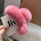 Real Rex Rabbit Hair New Cute Plush Headdress Hair Claw