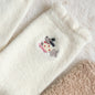 Cartoon Puppy Autumn And Winter Warm Extra Thick No Hair Shedding Snow Socks