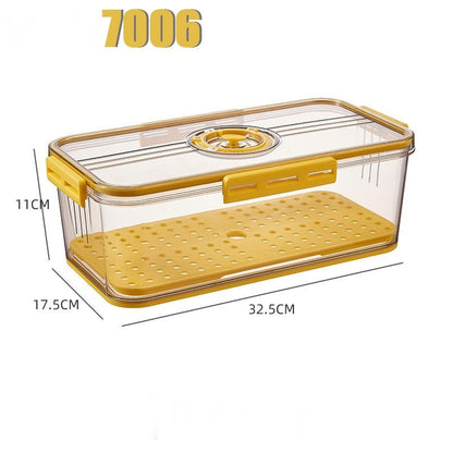 Refrigerator Storage Box Transparent Food Grade PET Plastic Storage Box