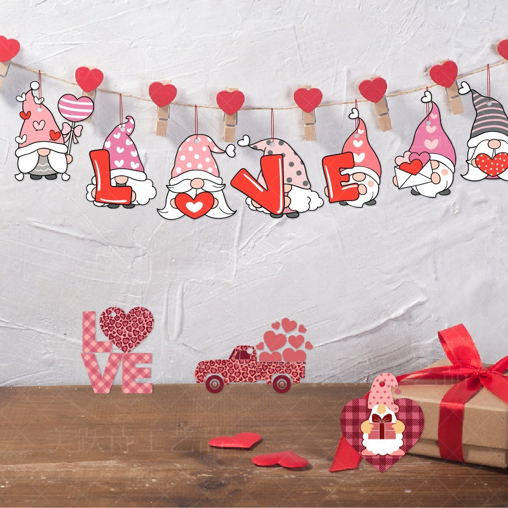 Valentine's Day Decoration Paper Ornaments