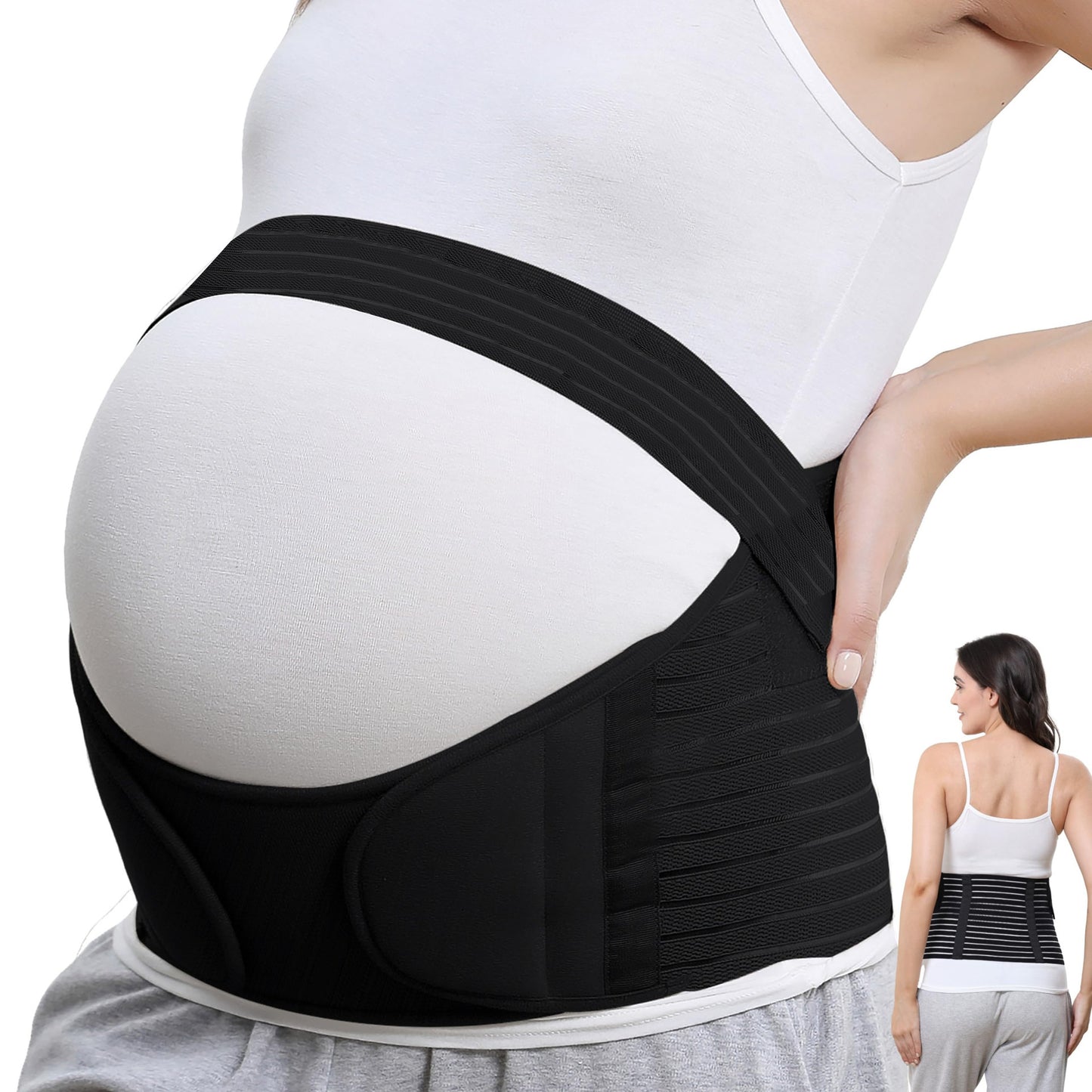 Elastic And Breathable Adjustable Pregnant Abdominal Support Belt