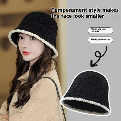 Autumn And Winter Slim-looking Knitted Bucket Confinement Hat