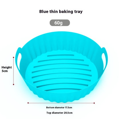 Air Fryer Silica Gel Pad Easy To Clean Lined Baking Tray