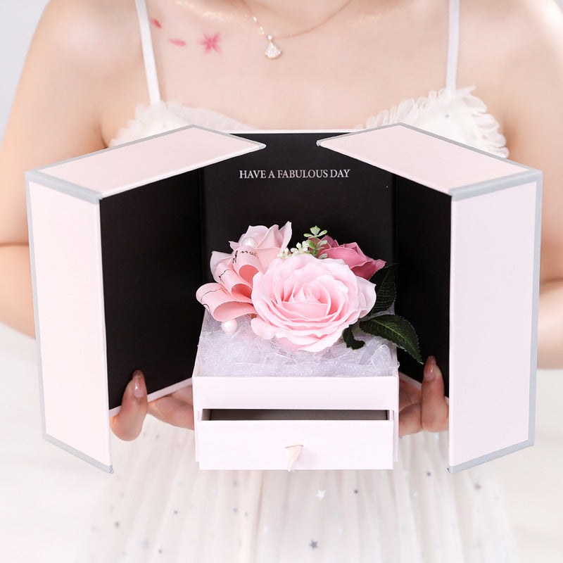 Valentinstag Kreative Rosen Schmuck Geschenkbox