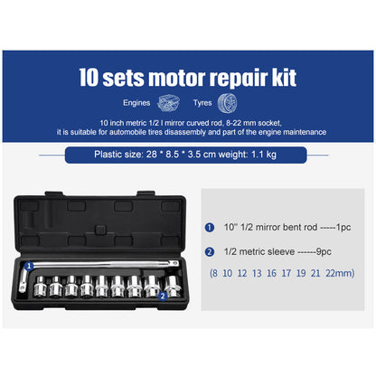 Socket Ratchet Wrench Set Repair Tools