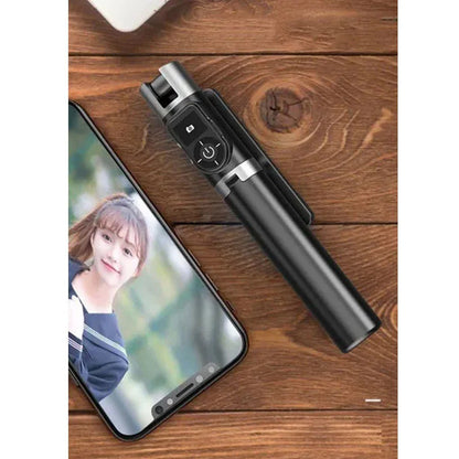 Tripe Phone Stick Selfie Stick Bluetooth Control Cell Phone