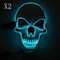 Skull LED Glowing Halloween Mask