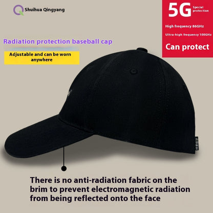 Plus-sized Deepening Radiation Protection Baseball Hat Clothing Silver Fiber