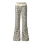 Women's Elegant Woolen Cotton Wide-leg Mid-waist Casual Pants