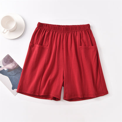 Damen Baumwolle Sommer Shorts Dünn